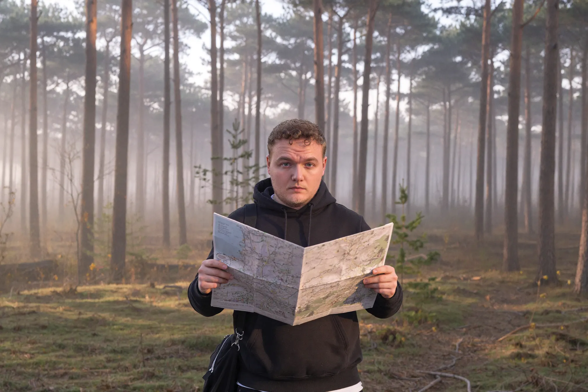 Mit KI erzeugt: Im Wald, nah