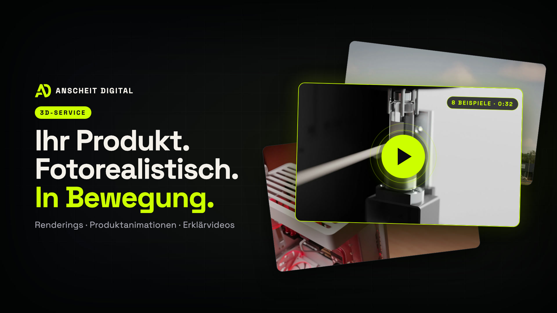 Standbild aus einer 3D-Produktvisualisierung